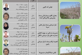 فایل صوتی: نیاز سرمایی درختان پسته